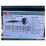 Unused KJ Metal K2039 Modular Livestock Shelter