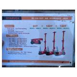Unused Starvox JB120TS Air Hydralic Jacks:  Set of 3 - 80,100,120 Ton