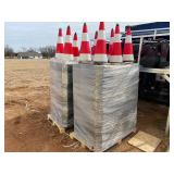 Unused SD Lanch Traffic Cones - Lot of 500 Cones for one money - This is your chance to be the Traffic Cone King!!!!