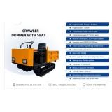 Unused SDLD25 Crawler Dumper with Rato Engine, Hydraulic DumpBed, Tracks, up to 5 mph with 3 gears