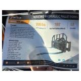 Unused 2026 Arteer Hydraulic Adjustable Forklift Fork for Skid Steer