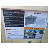 Unused SD Lanch SDLC1220. 12x20 Fully Enclosed Side Wall Carport-All Weather Vehicle Storage Solution