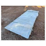 Unused SDLGCSS 50 sheet bundle of Galvanized Corruated Steel-Cream Color