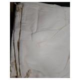 Clysee 8 Pcs Sublimation Blank Christmas Santa Sacks Bags Large Christmas Gift Bags Xmas Cheese Cloths Muslin Drawstring with 50 Kraft Paper Tags and Strings for DIY, 26.8 x 18.9 Inch