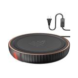 HouseGem Large Candle Warmer Plate - Coffee Cup Mug Warmer for Desk, Candle Melter, Electric Mug Heater for Beverages, Milk & Tea, Coffee Accessories Ideal Gifts Keep Cup Warm (Black)