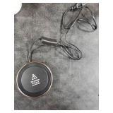 HouseGem Large Candle Warmer Plate - Coffee Cup Mug Warmer for Desk, Candle Melter, Electric Mug Heater for Beverages, Milk & Tea, Coffee Accessories Ideal Gifts Keep Cup Warm (Black)