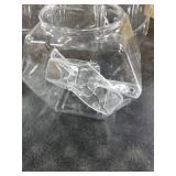 Glazeal 4pcs Large Candy Jar with Spoons, 72 OZ Hexagon Candy Jar Plastic Clear Cookie Jar with Lid for Candy Buffet, Kitchen Storage Containers Set