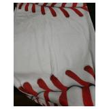 Pindola Cute Baseball Texture Throw Blanket Warm Lightweight Soft Cozy Warm Home Decoration 50x40 for Child