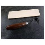 Olerqzer Wood Carving Knifes With Leather Strop Whittling Knife,Wood Carving Tools for Beginners,Adults and Kids Whittling Tools (Hook Carving Knife)