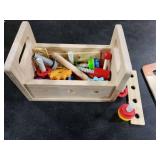 Mgtfbg Kids Tool Set - 29 PCS Wooden Toddler Tool with Box, Montessori STEM Educational Pretend Play Construction Toy for 2 3 4 5 6 Year Old Boys Girls, Best Birthday Gift