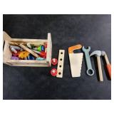 Mgtfbg Kids Tool Set - 29 PCS Wooden Toddler Tool with Box, Montessori STEM Educational Pretend Play Construction Toy for 2 3 4 5 6 Year Old Boys Girls, Best Birthday Gift