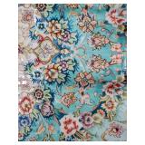 BUAEL Boho Floral Throw Pillow Covers 20x20 inch Set of 2,Boho Rug Geometric Floral Pattern Decor Double Sided Pattern Cushion Cover Soft Pillow Case Living Sofa Room Bed Square Pillow Cover