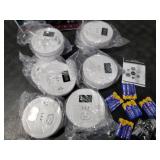 6 Packs, 2 in 1,Smoke Carbon Monoxide Detector,Carbon Monoxide Detectors/Smoke Alarm,85 dB Alarm,Large Screen Readout,Test Button,Battery Operated, Work State LED Flash,Easy Install