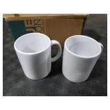 BLUE RIBBON White Sublimation Plain Blank Coffee Mug Made of Ceramic - (11 oz) - Comes with Gift Box and Foam Supports PACK OF 2