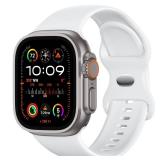 Bandsie Original FKM Rubber Band Compatible with Apple Watch Ultra 3 2 1 Bands 44mm 45mm 49mm 46mm 42mm 38mm for Men Women, Sport Durable Fluoroelastomer Strap for iWatch Series 11 10 SE 9 8 7 6 5 4