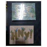 Sweetzer & Orange New Year Cards with Envelopes, Set of 24 Holiday Greeting Flyers, 300gsm Note Cards with 120gsm Envelopes, Happy Holidays & Thank You Decor Sheets