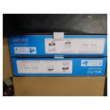 MELPO LED Flood Light Outdoor 800W Equivalent 8000LM Smart RGB Landscape Lighting with APP Control, DIY Scenes - Timing - Warm White 2700K - Color Changing Uplight, IP66 Waterproof US Plug (2Pack)