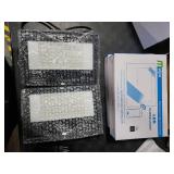 MELPO LED Flood Light Outdoor 800W Equivalent 8000LM Smart RGB Landscape Lighting with APP Control, DIY Scenes - Timing - Warm White 2700K - Color Changing Uplight, IP66 Waterproof US Plug (2Pack)