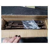 Wifi Box Charcoal Retro Wood Router Box and Modem Storage Boxes, Double-Layer Wooden Wifi Boxes Hider No Signal Blocking Router Cabinet Wood