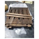 Wifi Box Charcoal Retro Wood Router Box and Modem Storage Boxes, Double-Layer Wooden Wifi Boxes Hider No Signal Blocking Router Cabinet Wood