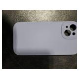 Vooii Compatible with iPhone 13 Case, Liquid Silicone Upgrade [Camera Protection] [Soft Anti-Scratch Microfiber Lining] Shockproof Phone Case for iPhone 13 6.1 inch - Lavender Grey