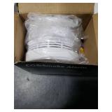 2 Pack Smoke Detector Carbon Monoxide Detector Combo with LED Indicator Lights, LCD Display & 85dB Alarm, Battery-Operated Smoke Alarm and CO Detector for Home, Kitchen, Basement, Bedroom, Office