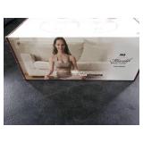 Momcozy M5 Hands-Free Wearable Breast Pump, Double-Sealed Flange for Baby-Like Comfort, 3 Modes & 9 Suction Levels, Portable Electric Pump 24mm, 2-Pack Quill Gray