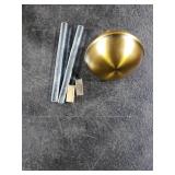 newliplace 2 Pack Antique Brass Door Knob Set with Spindle, Vintage Old Style Door Knobs Replacement Set for Mortise Lock, Antique Door knobs Interior