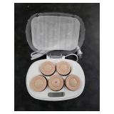 Conair Double Ceramic Hot Rollers for Long, Medium & Short Hair, 5 Ceramic Flocked 1½-Inch Heated Hair Rollers with Clips, Hot Curlers for Women, Volume & Curls, Dual Voltage, Pink/White