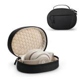 Soft Case for Beats Studio Pro/Sony WH-1000XM4/ Sony WH-XB910N/ Beats Studio3 Headphone, Soft Shell Travel Protective Carrying Cover Storage Bag, Black