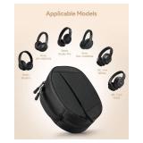 Soft Case for Beats Studio Pro/Sony WH-1000XM4/ Sony WH-XB910N/ Beats Studio3 Headphone, Soft Shell Travel Protective Carrying Cover Storage Bag, Black