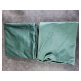 H HOUSEHOLD Set of 2 Velvet King Size Pillowcase, Soft and Cozy Luxury Fuzzy Flannel 20x36 Inches Pillow Cover with Zipper (King (20 x 36 Inch), Dark Green)