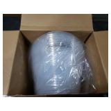 Patelai 6 Pcs Ice Buckets Bulk, Plastic Ice Buckets with Handles, Oval Storage Tub, Large Capacity Drink Tub for Party Bar Wine Beer Champagne Beverage Bottle Cooler(4.5 Liter,Clear)