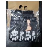 PUPTECK Anti-Slip Dog Socks with Double Sides Grips for Small Medium Large Dogs Hardwood Floors Prevents Licking, Dog Shoes for Hot Pavement Traction Control Paw Protector for Senior Dogs, Grey L