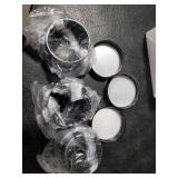 Patelai 3 Pieces Round Wide-mouth Leak Proof Plastic Container Jars with Lids for Travel Storage Makeup Beauty Products Face Creams Oils Salves Ointments DIY Making(2 Ounce,Pure Black)