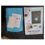 FLUESTON LCD Writing Tablet, 10 Inch Doodle Board Toys Gifts for 3-8 Year Old Girls Boys, Colorful Electronic Drawing Pad for Toddler, Valentines Gifts for Kids Educational Learning Travel Toy - Blue