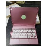 KBCASE Touchpad Keyboard Case for iPad 9th/8th/7th 10.2 inch, Backlit Trackpad Keyboard, 360°Rotatable Case with Keyboard for iPad 9th/8th/7th Gen, with Pencil Holder (Rose Gold)