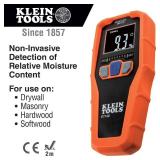 Klein Tools ET140 Pinless Moisture Meter for Non-Destructive Moisture Detection in Drywall, Wood, and Masonry; Detects up to 3/4-Inch Below Surface