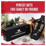 Mossy Oak Field Dressing Kit, 4 Pcs Camouflage Hunting Knife Set with Sheath, Gut-Hook Skinner, Caping Knife, Wood/Bone Saw, Knife Sharpener, for Deer Hunting, Camping, Perfect Hunting Gifts for Men