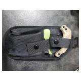 Mossy Oak Field Dressing Kit, 4 Pcs Camouflage Hunting Knife Set with Sheath, Gut-Hook Skinner, Caping Knife, Wood/Bone Saw, Knife Sharpener, for Deer Hunting, Camping, Perfect Hunting Gifts for Men