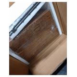 QEEIG Bathroom Shelves Over Toilet - Wall Mounted Floating Shelves Toilet Paper Storage Small Farmhouse Decor Shelf 16 inch Set of 3, Rustic Brown (019-BN3)