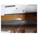 QEEIG Bathroom Shelves Over Toilet - Wall Mounted Floating Shelves Toilet Paper Storage Small Farmhouse Decor Shelf 16 inch Set of 3, Rustic Brown (019-BN3)