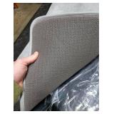 OLANLY Thick Memory Foam Bath Mat Rug 44x24, Extra Soft Absorbent Bathroom Rug, Quick Dry Bath Mats, Non-Slip, Machine Washable Carpet for Bathroom, Tub and Shower, Home Decor Accessories, Light Grey