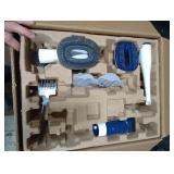 buenkee Dog Grooming Kit with Vacuum, 15000Pa Pet Hair Clipper and Shedding Brush, 50dB Low Noise, 2L Capacity, White