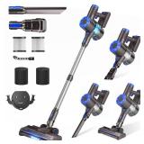 AIRDIYA Cordless Vacuum Cleaner, Upgraded 40Kpa Stick Vacuum Cleaners for Home, 8 in 1 Lightweight with Self-Standing, 1.5L Dust Cup & Anti-tangle, Rechargeable Vacuum for Hard Floors Carpets Pet Hair