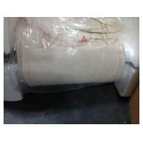 Oneach 19.5 Small Table Lamps Set of 2, Pull Chain Switch Bedside Metal Table Lamps, Modern Nightstand Lamp with Linen Shade, Rustic Lamp for Living Room, Bedroom, Home Office, Nursery