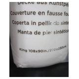 Bedsure GentleSoft Fluffy White King Size Blanket for Bed, Thick Soft Sherpa Faux Fur Fleece Bedding Fuzzy Plush Winter Warm Heavy Large King Blanket, Cozy White Gifts for Men Women, 108x90