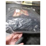 60 Inch Large Christmas Tree Skirt Black Faux Fur Tree Mat Base Cover for Merry Christmas Party Holiday Home Indoor Xmas Tree Decorations