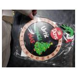 PETCEE Christmas Advent Calendar 2025 Wood Christmas Countdown Calendar Decorations Funny Days Until Countdown Welcome Sign Wreath for Home Decor Christmas Advent Gifts