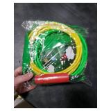 Christmas Games, 5 Pack Inflatable Ring Toss Game with 10 Plastic Rings Air Pump, Christmas Party Games for Kids Adults Family Indoor Outdoor Play
